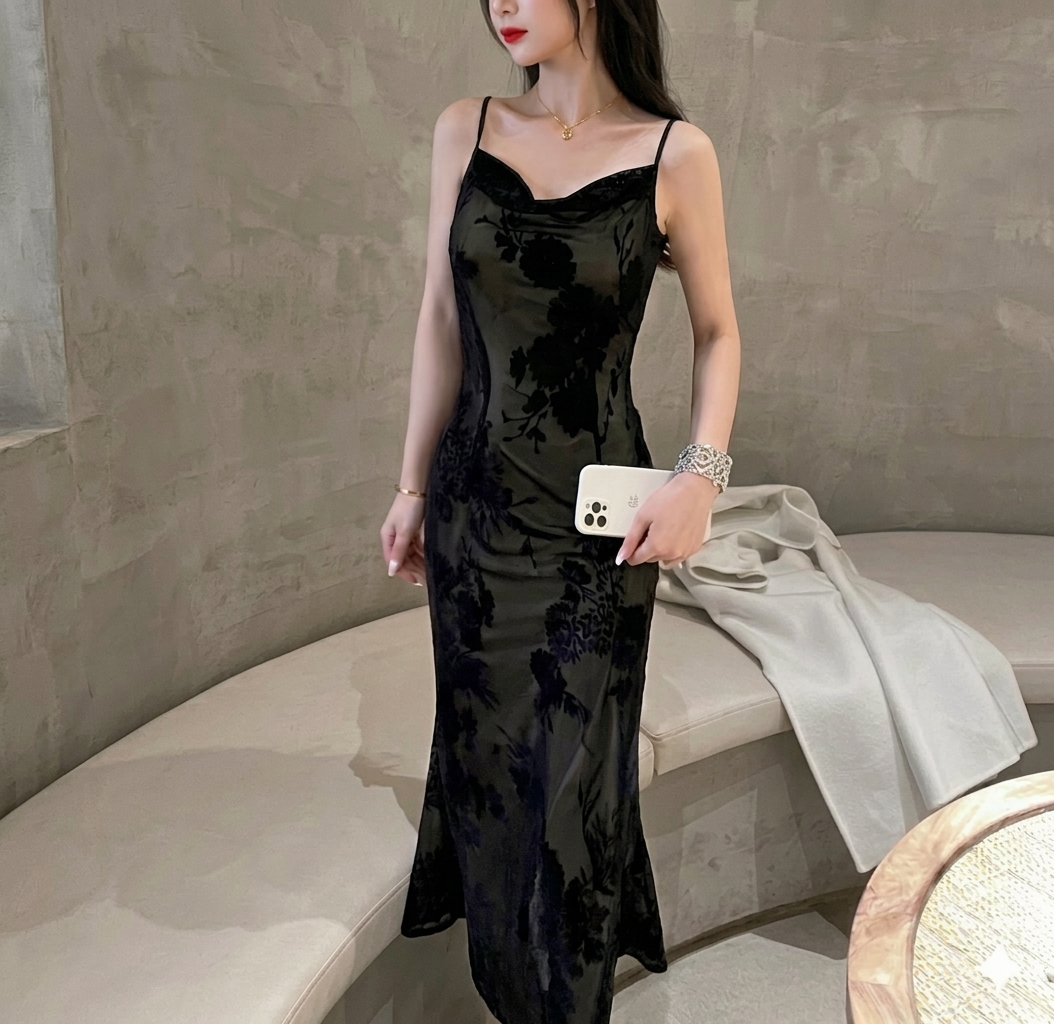 French slimming dress