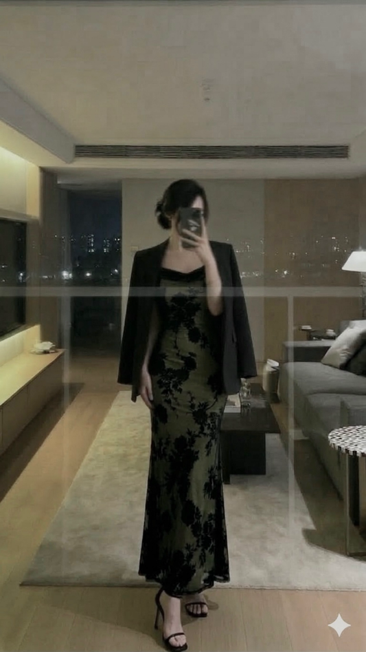 French slimming dress