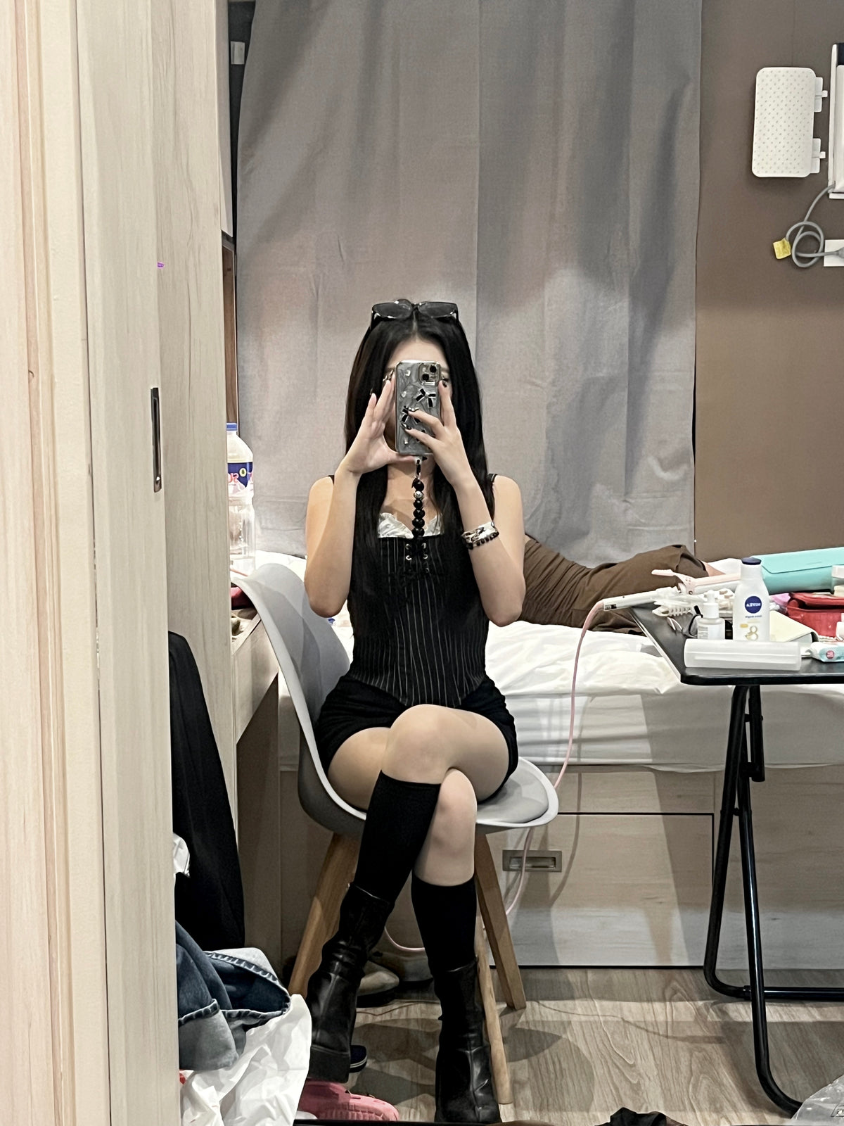 Boning camisole top